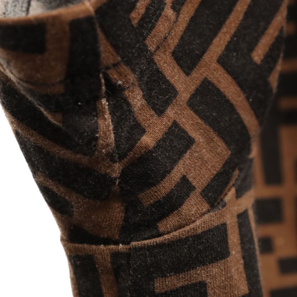 FENDI (フェンディ) ズッカ柄 レインボーサイドライン 半袖T