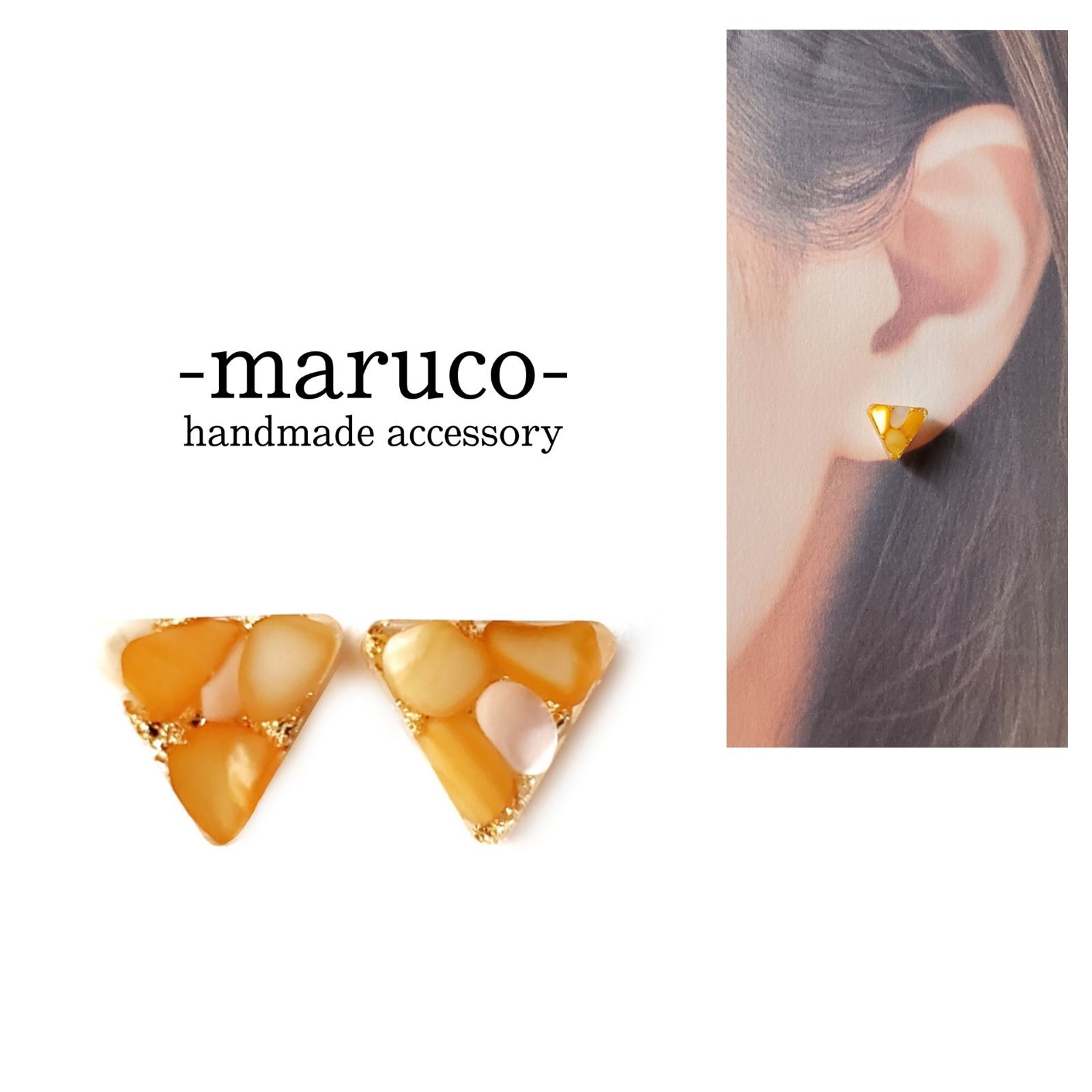 ハンドメイドアクセサリー NO.197 ハンドメイド レジン お花 ヘアゴム