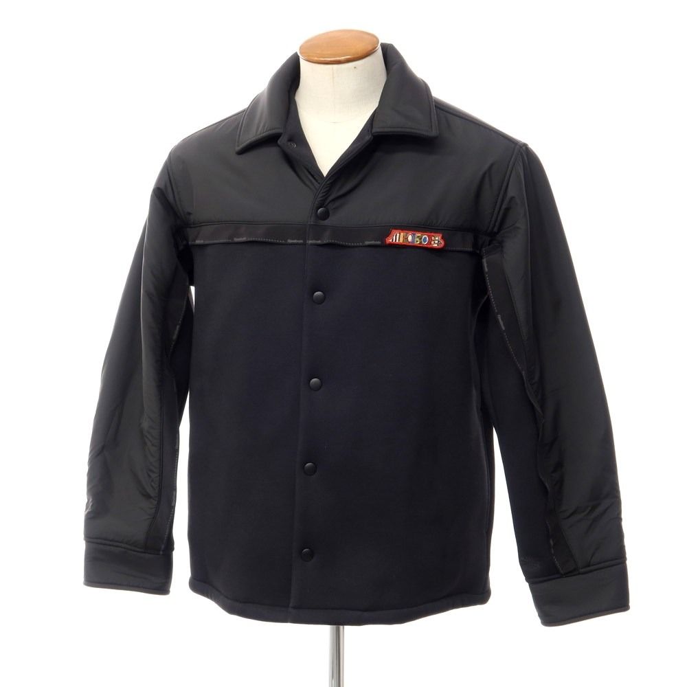 【中古】エヌハリウッド N.HOOLYWOOD Reebokコラボ ポリエステル シェルジャケット ブラック【サイズM】【メンズ】