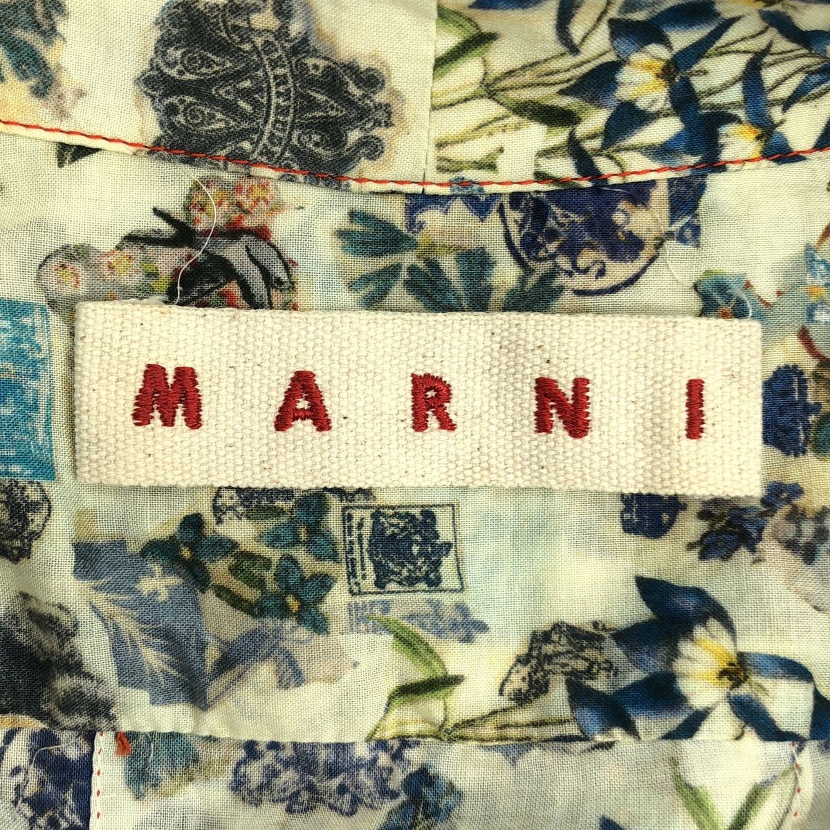 美品】 MARNI / マルニ | コットン 総柄 オーバーシルエット プル  