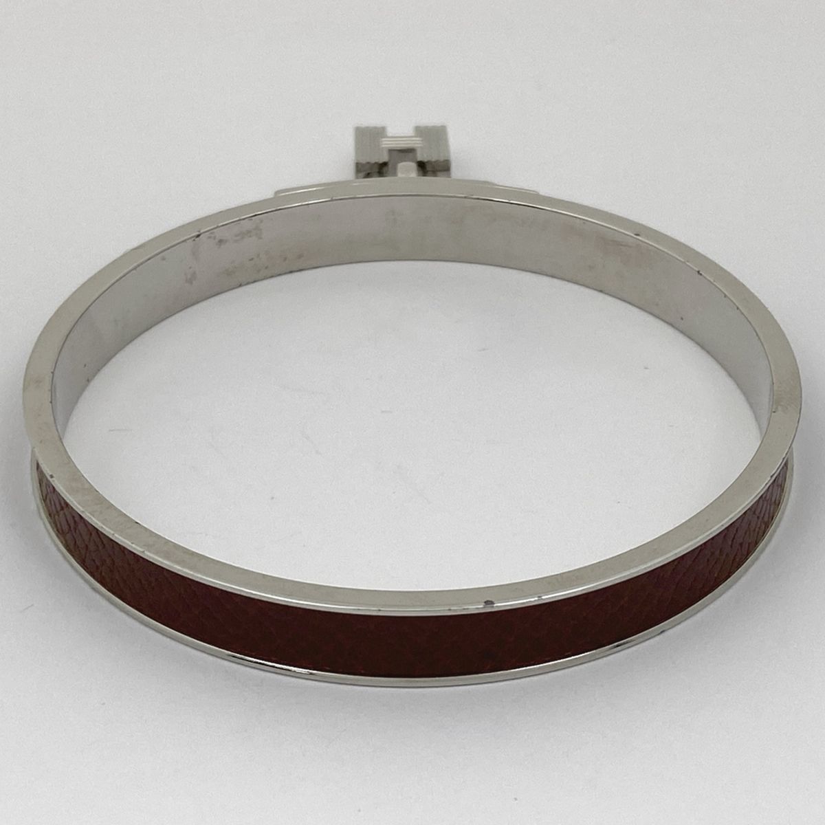 未使用級 セリーヌ スタッズ バングル シルバー / ゴールド