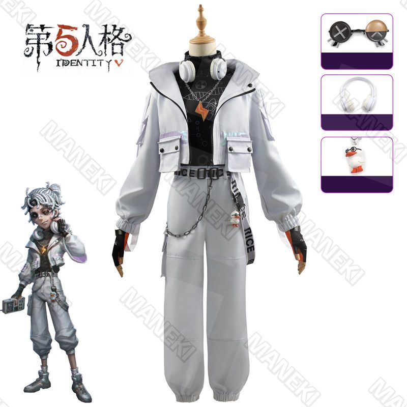 第五人格 囚人 ルカ バルサー B.duckコラボ第二弾 cos 上下セット かわいい イベント コスプレ衣装 クリスマス ハロウィン 変装 学園祭 男