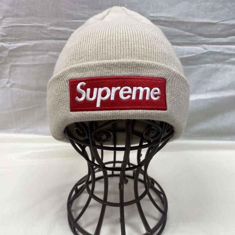 Supreme シュプリーム 帽子 ニット帽 ERA BOX LOGO Beanie Stone ストリート ビーニー アクリル スケーター