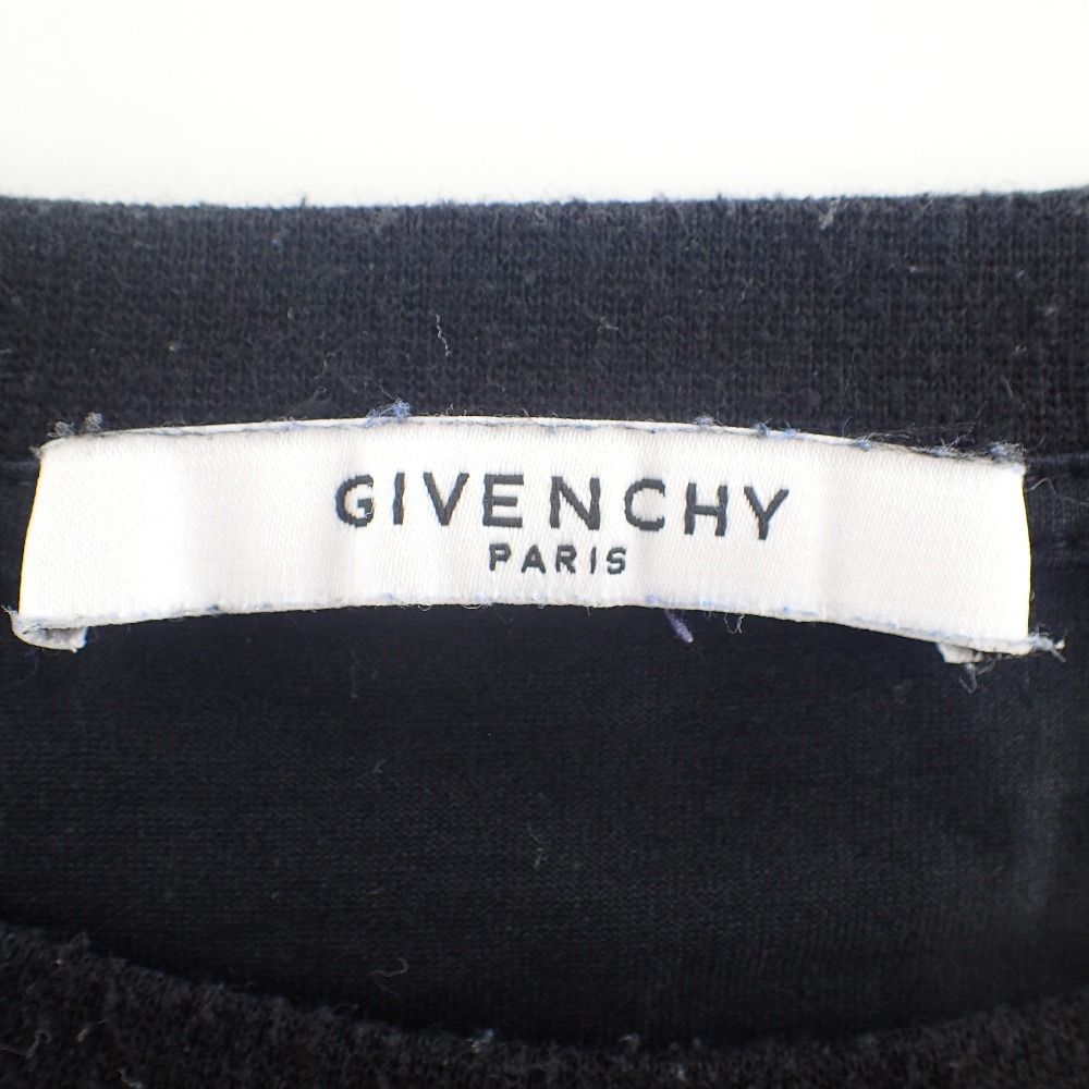 GIVENCHY ジバンシィ BM70583YOE レインボー ロゴ ブラック クルー