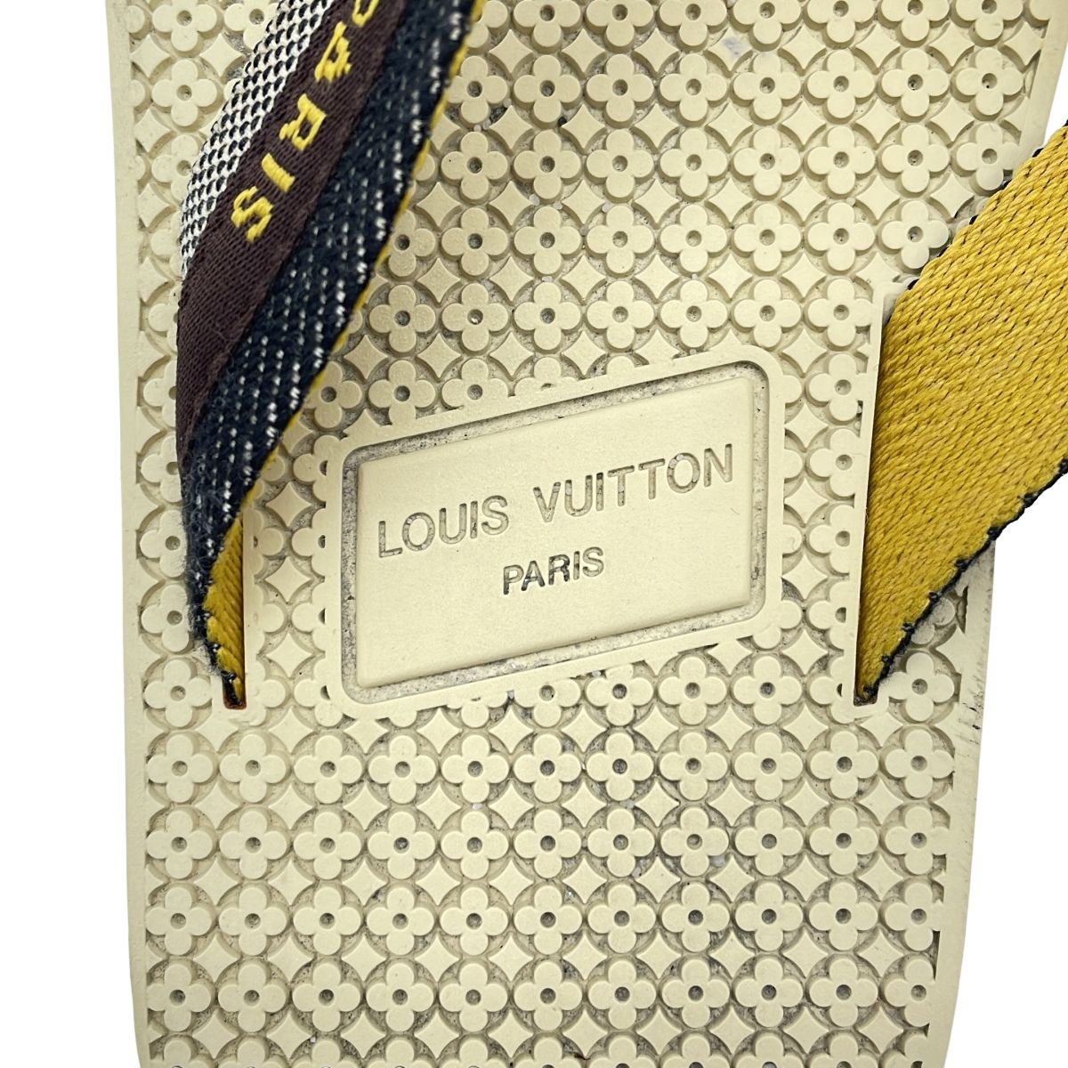 Louis Vuitton ビーチサンダル ベージュ LOUIS VUITTON ルイヴィトン ビーチサンダル ベージュ - メルカリ