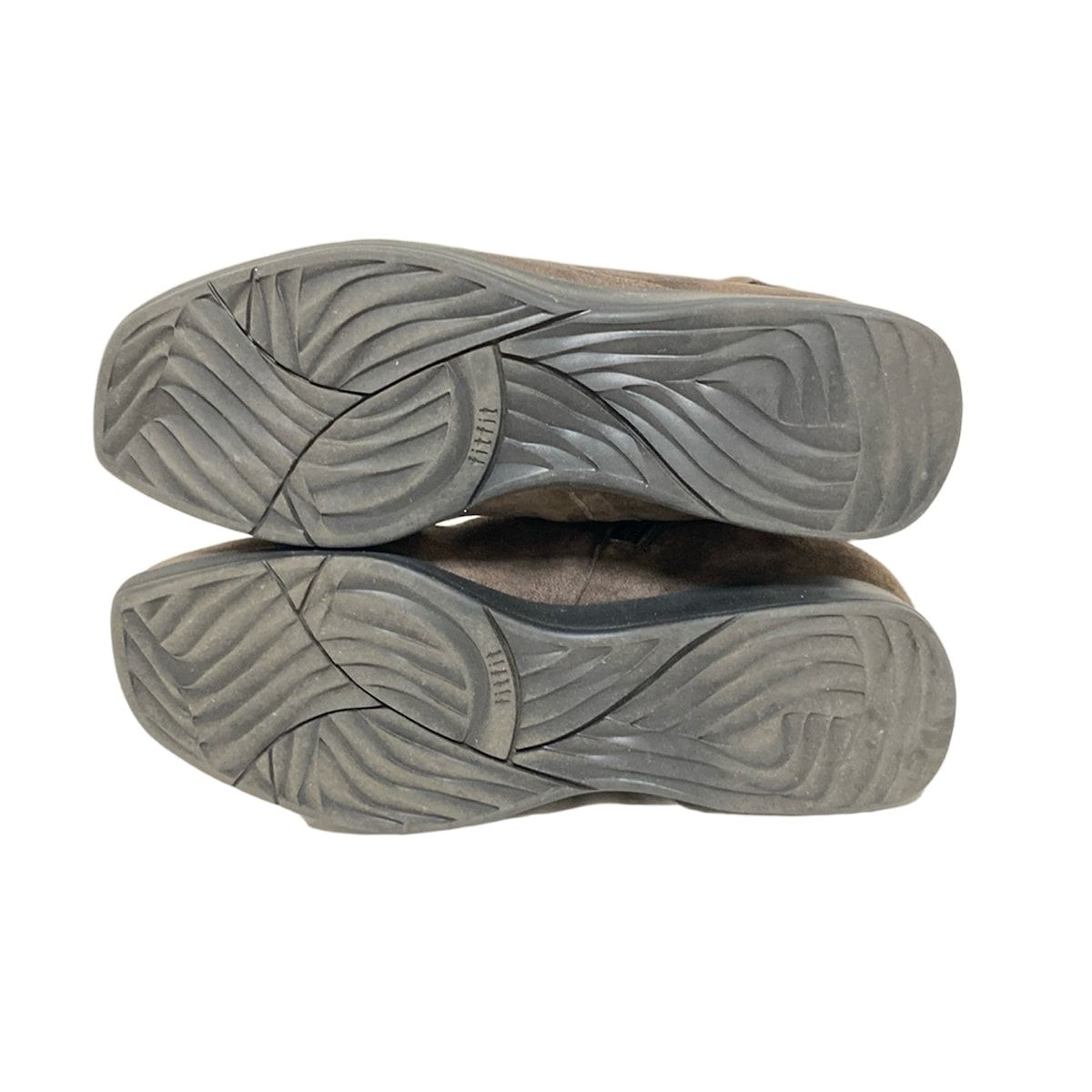 fitfit フィットフィット ブーツ 23 レディース - ダークブラウン×黒 インソール取外し可 KIN-KAAI_COM