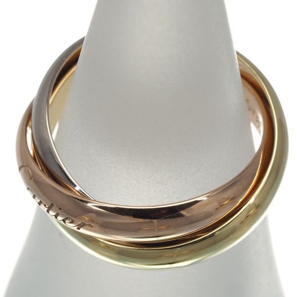 カルティエ トリニティリング スリーカラー クラシック 49号 K18YG/WG  