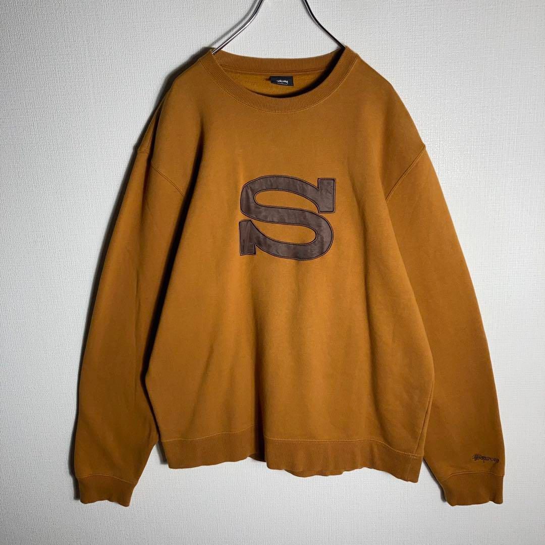 【人気XLサイズ】STUSSY スウェット 刺繍 ビッグロゴ 肉厚 STUSSY - 【人気XLサイズ】STUSSY スウェット 刺繍 ビッグロゴ
