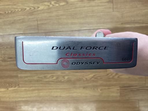 オデッセイ DUAL FORCE Classics 660 33インチ パター PT スチール フレックスその他 メンズ 男性用 右利き 右用 Dランク ゴルフクラブ
