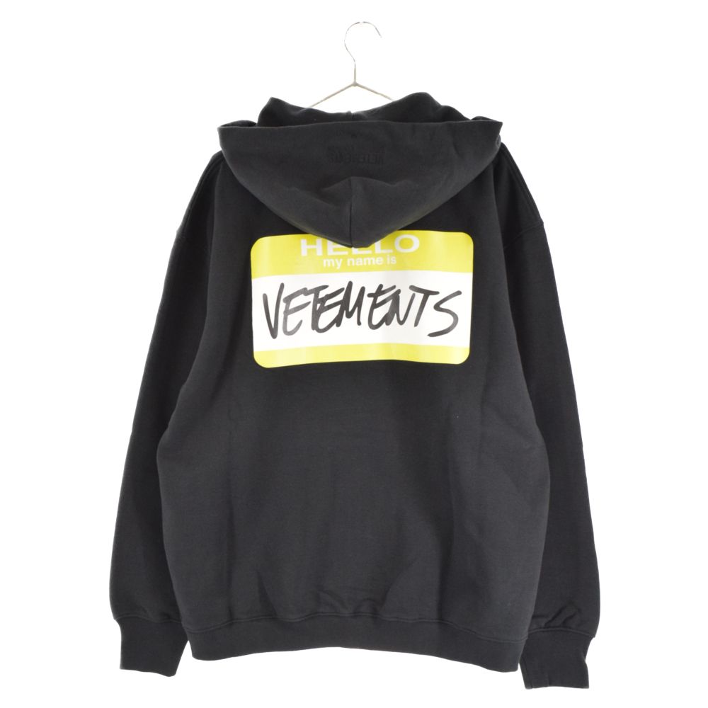 VETEMENTS / ヴェトモン：MY NAME IS VETEMENTS ZIP-UP HOODIE