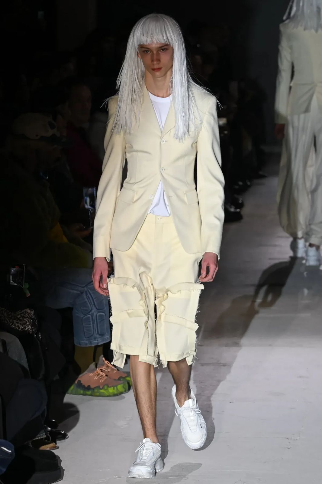 COMME des GARCONS HOMME PLUS 24aw ウェストシェイプ デザイン 3Bジャケット 2025aw AD2025 コムデギャルソンオムプリュス SPRITUAL WORLD