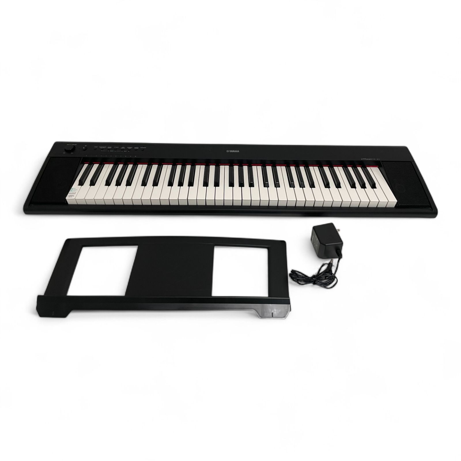 ○ ヤマハ YAMAHA 電子キーボード piaggero NP-11 ブラック 譜面