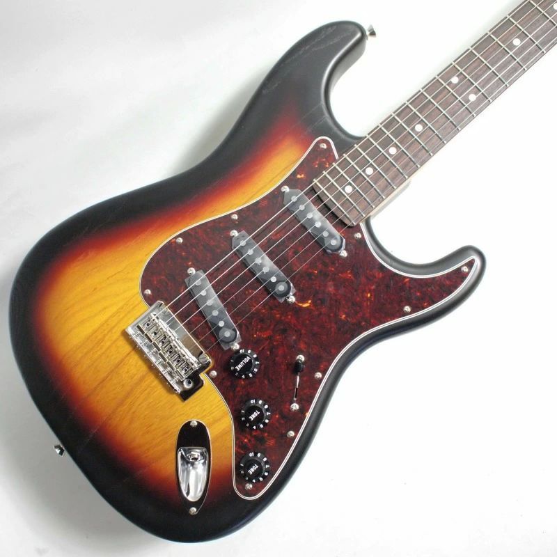 Fender Made in Japan Limited Stratocaster Raw Ash Rosewood Fingerboard 3 Color Sunburst フェンダー3.77kg