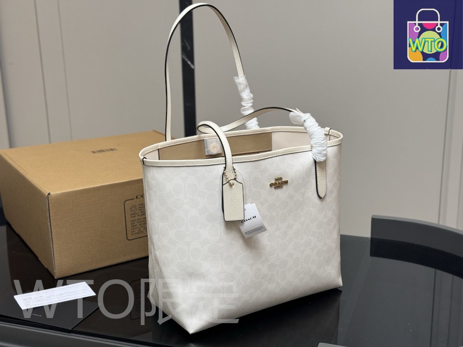 定番★Coach★City Tote Bag A4サイズ収納 今日特価】Coach City Snap-Closure Single-Side Tote Bag
