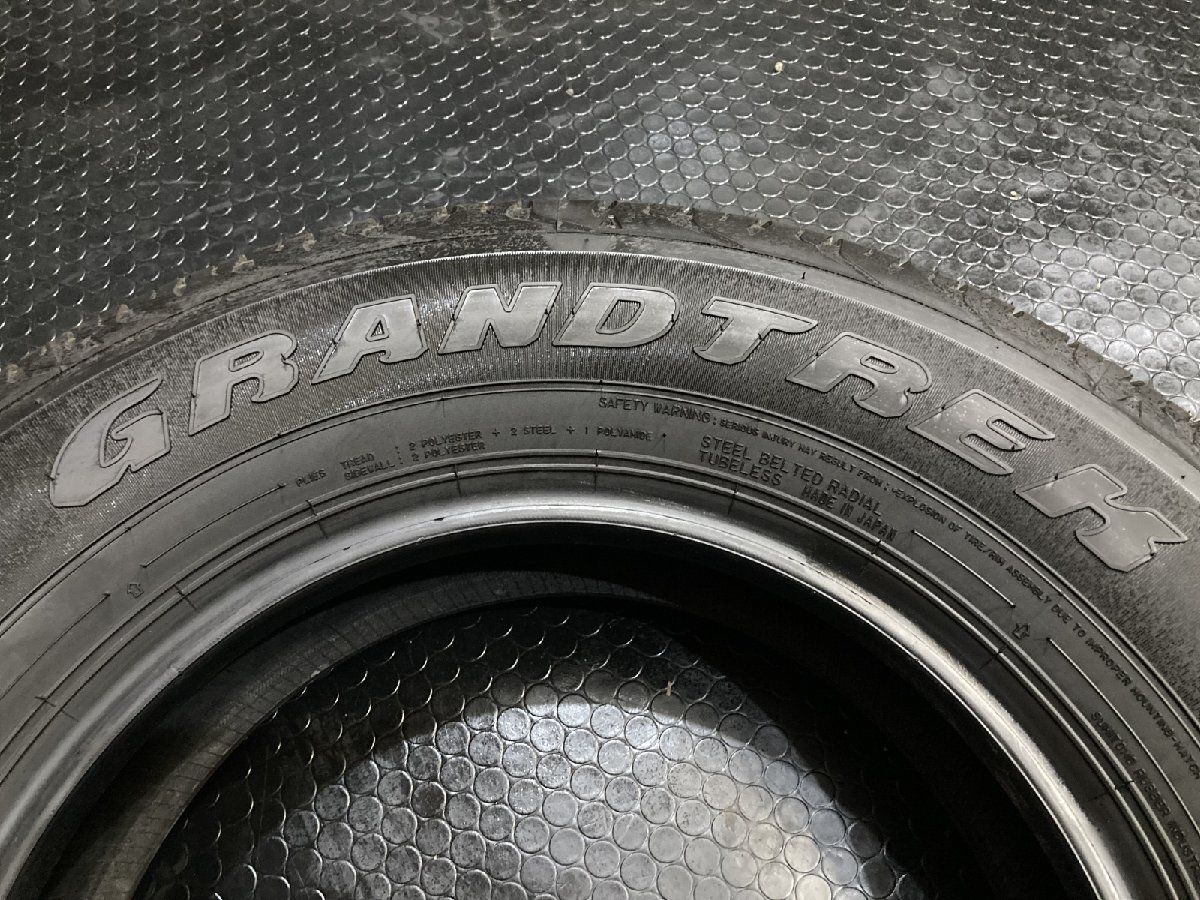 【新車外し】2024年製 DUNLOP GRANDTREK AT20 195/80R15 15インチ 夏タイヤ 1本 ジムニーシエラ等　(KTL108)