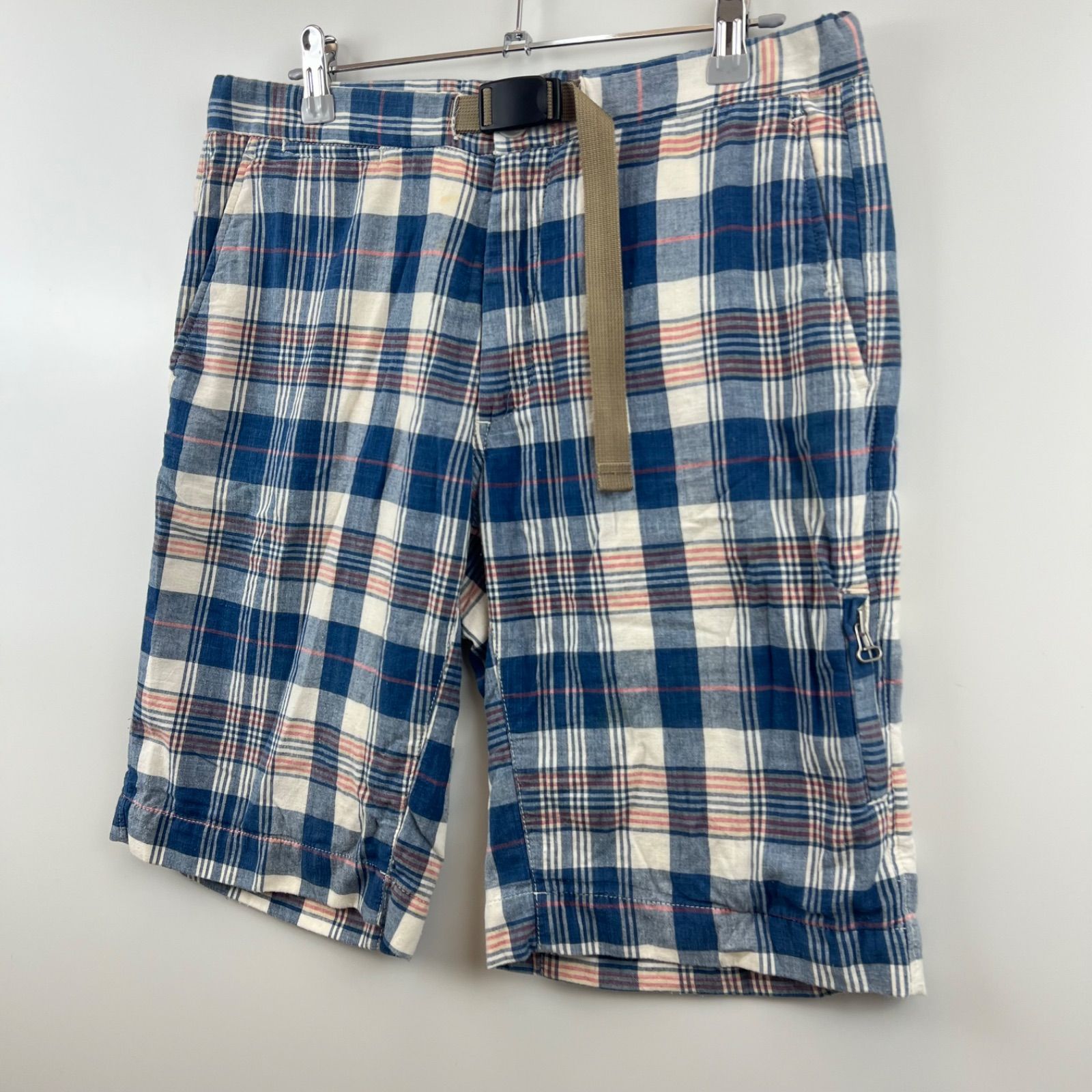 パンツ NOT CONVENTIONAL blue plaid shorts BOTTOMSの商品一覧 - NOT CONVENTIONAL公式通販