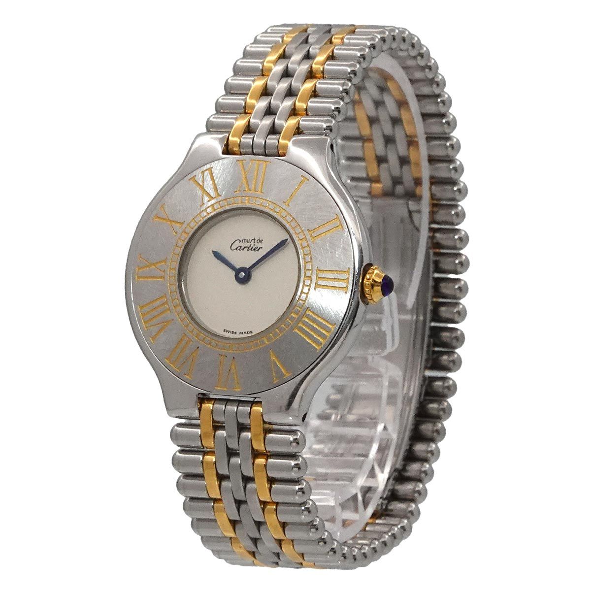 カルティエ Cartier マスト21 ヴァンティアンLM コンビ W10050F4