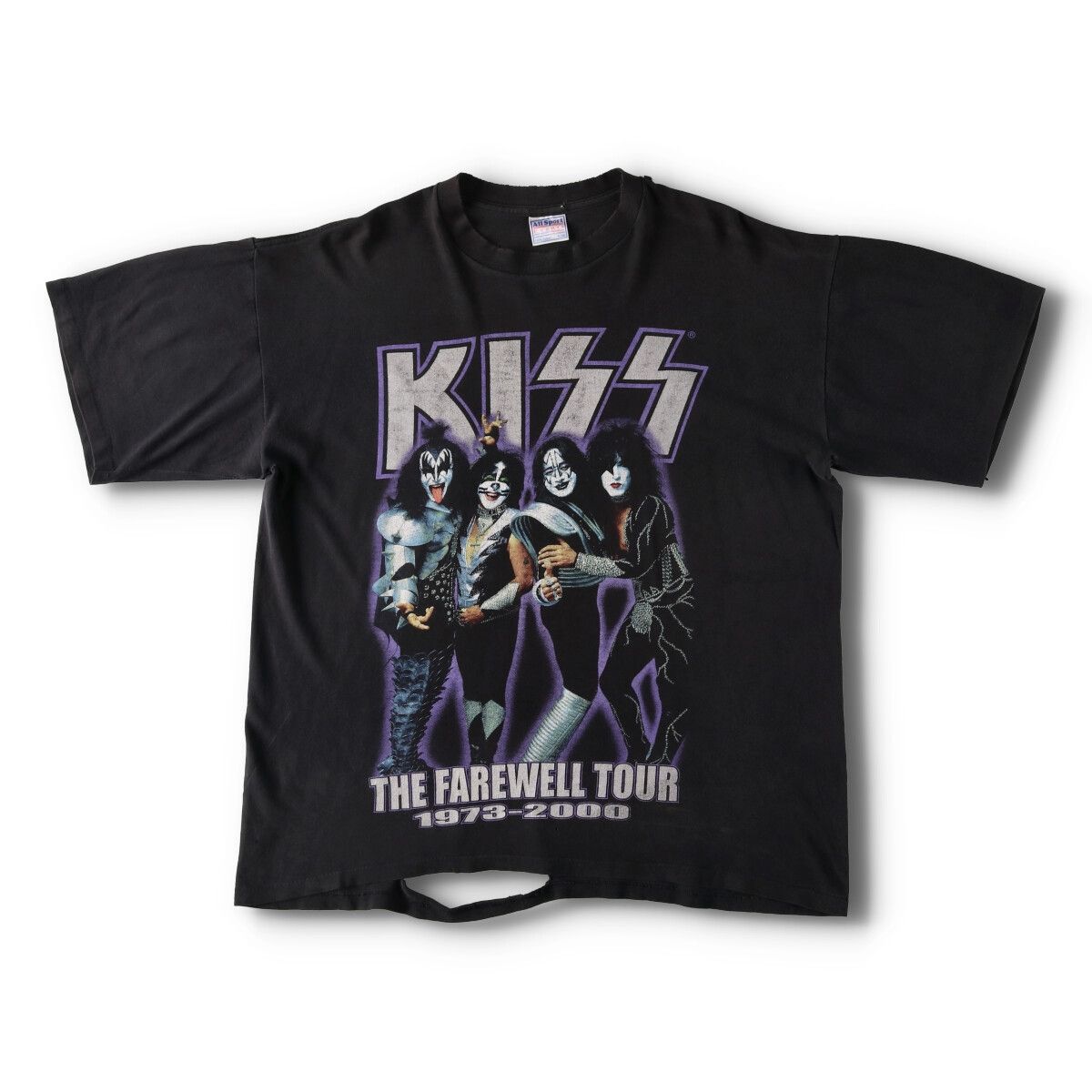 ヴィンテージKISS キッス⁄ロックT バン Tシャツ メンズL 両面 古着 90 