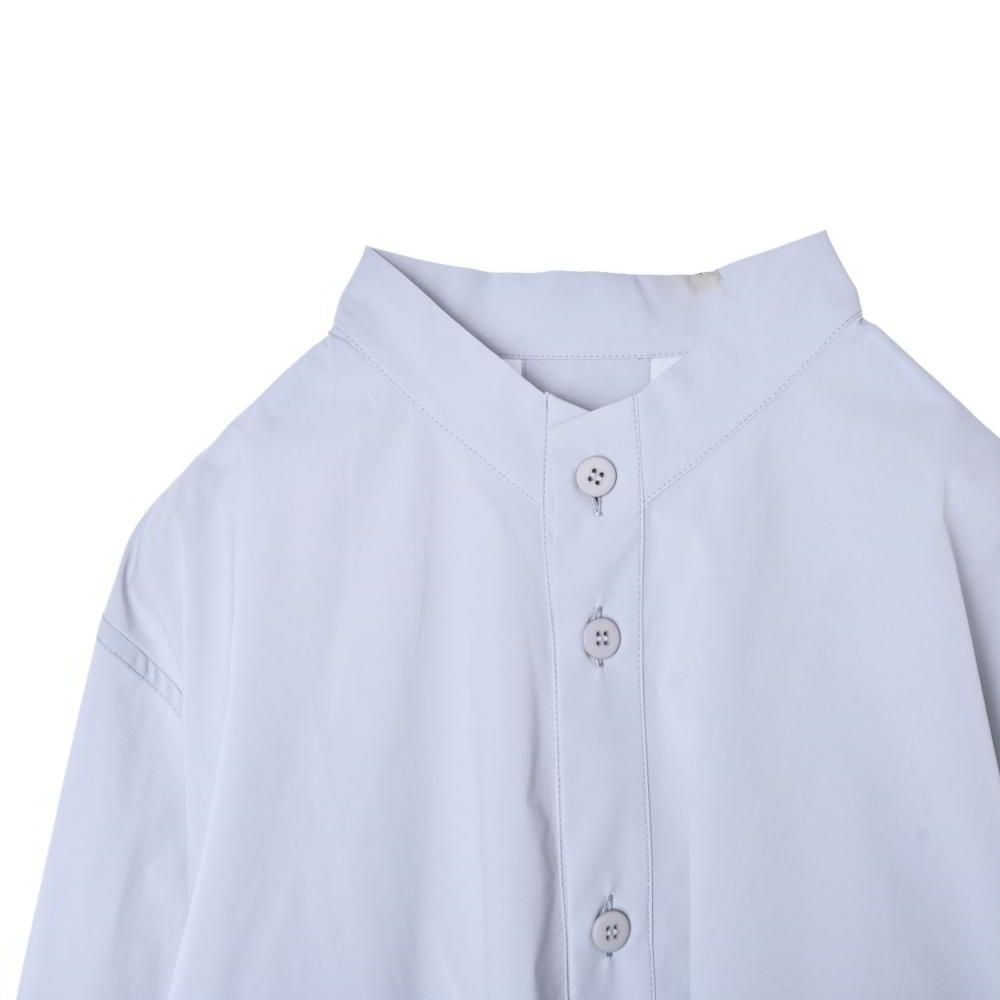 homme plisse バンドカラーシャツ ホワイト 3 homme plisse バンドカラーシャツ ホワイト 3 ISSEY MIYAKE