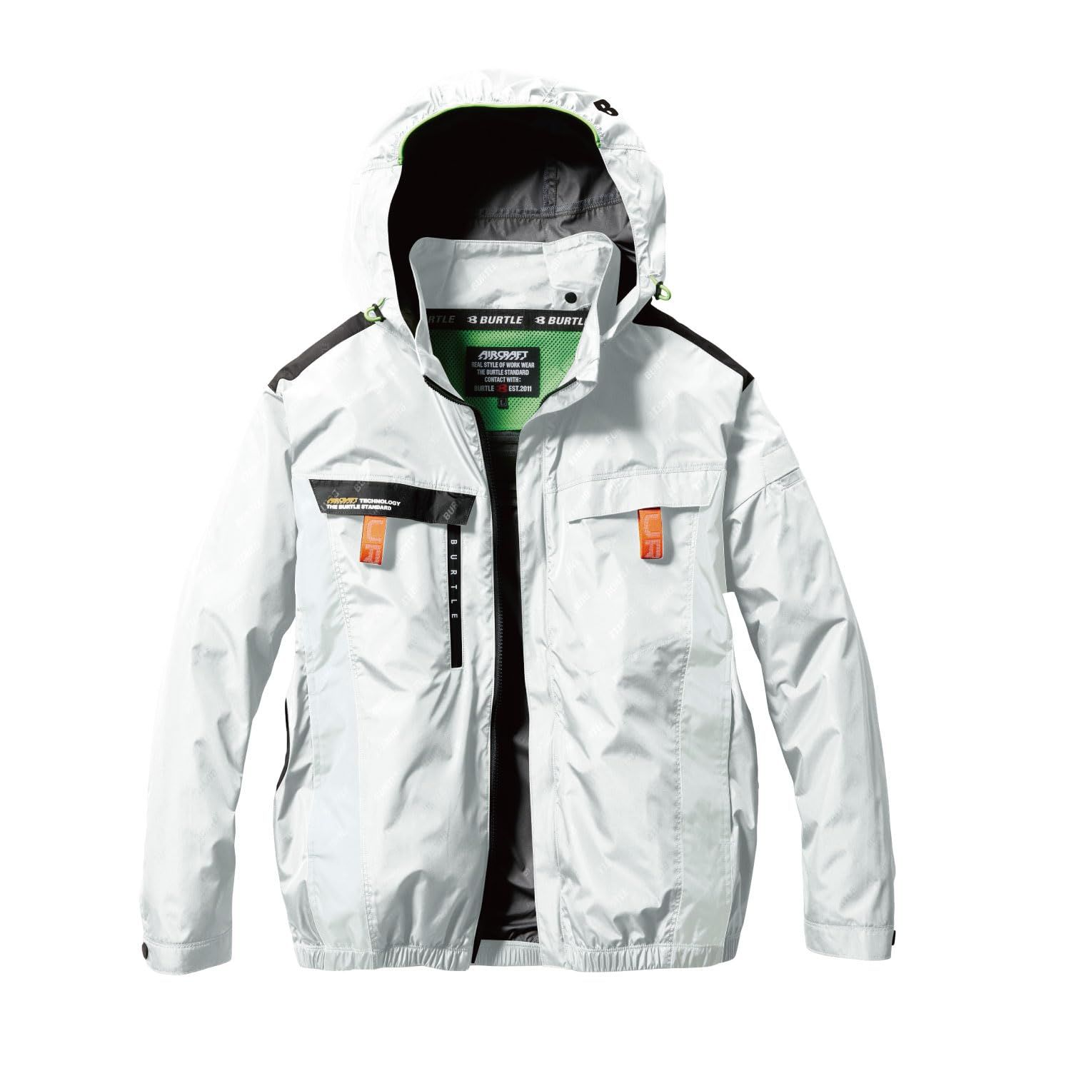BURTLE バートル エアークラフトブルゾン(ユニセックス) 春夏用 アッシュグレー AC2021 60 XXL [アッシュグレー] [Free Size]
