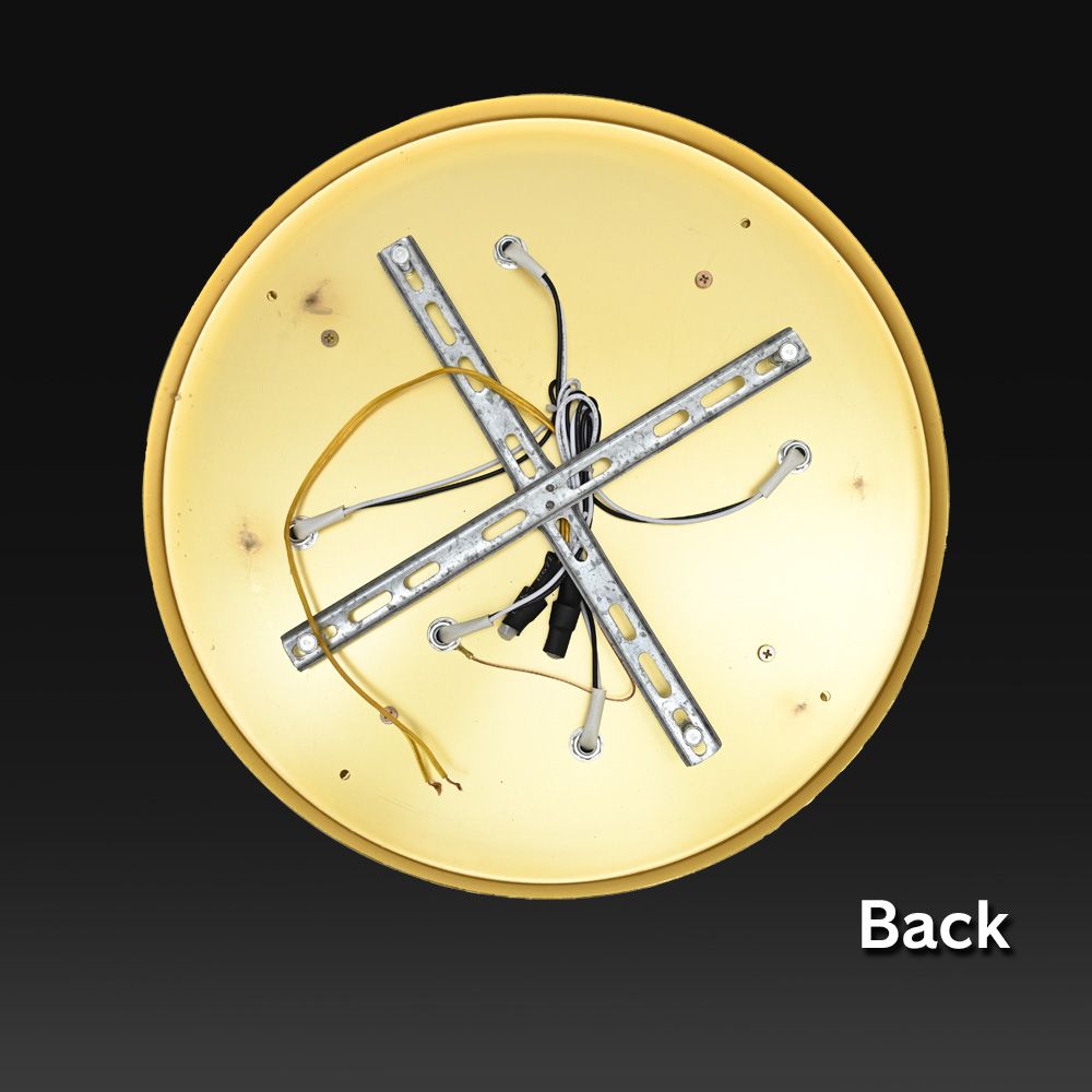 トラック Φ40cm シャンデリア 天吊り フルゴールドメッキ クリスタル