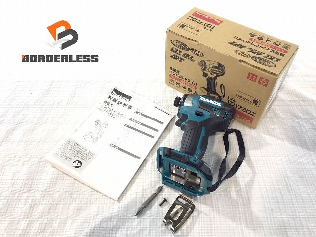 ♥品 makita マキタ 18V 充電式インパクトドライバ TD173DZ 青|ブルー 本体のみ 電動工具 大工道具