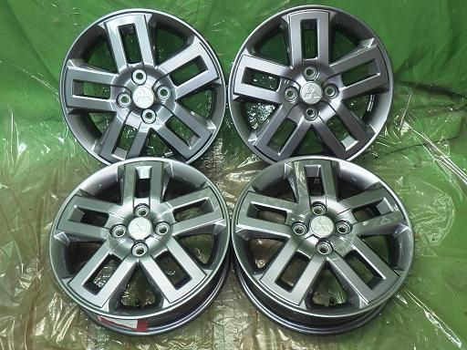 【中古】デリカ ミニ 純正 15インチ  アルミホイール 4本