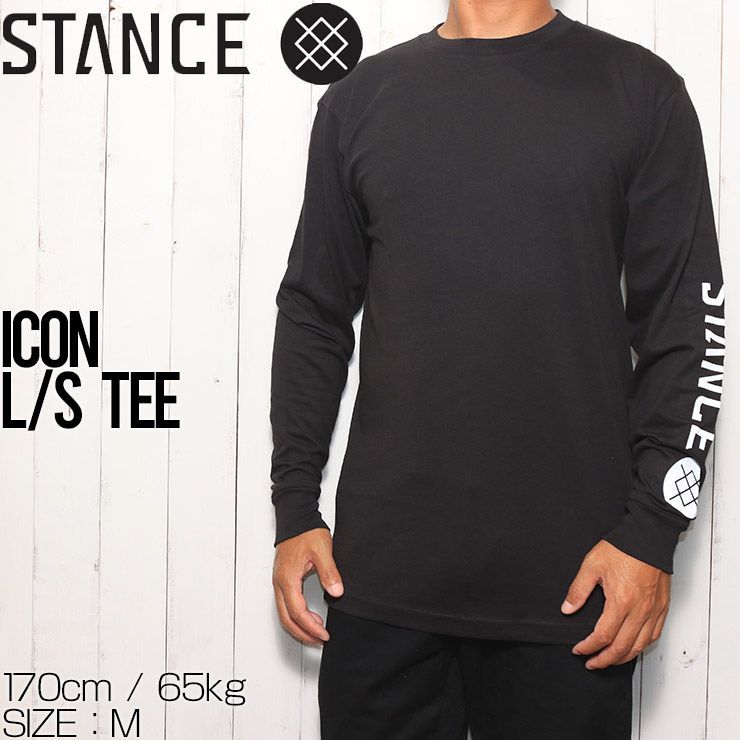 【送料無料】ロングスリーブTシャツ ロンT STANCE スタンス ICON L/S TEE A3LS1D20IC