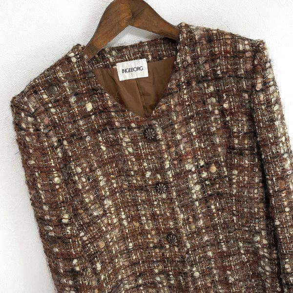 wnc インゲボルグ INGEBORG セットアップ 茶系 スカートスーツ