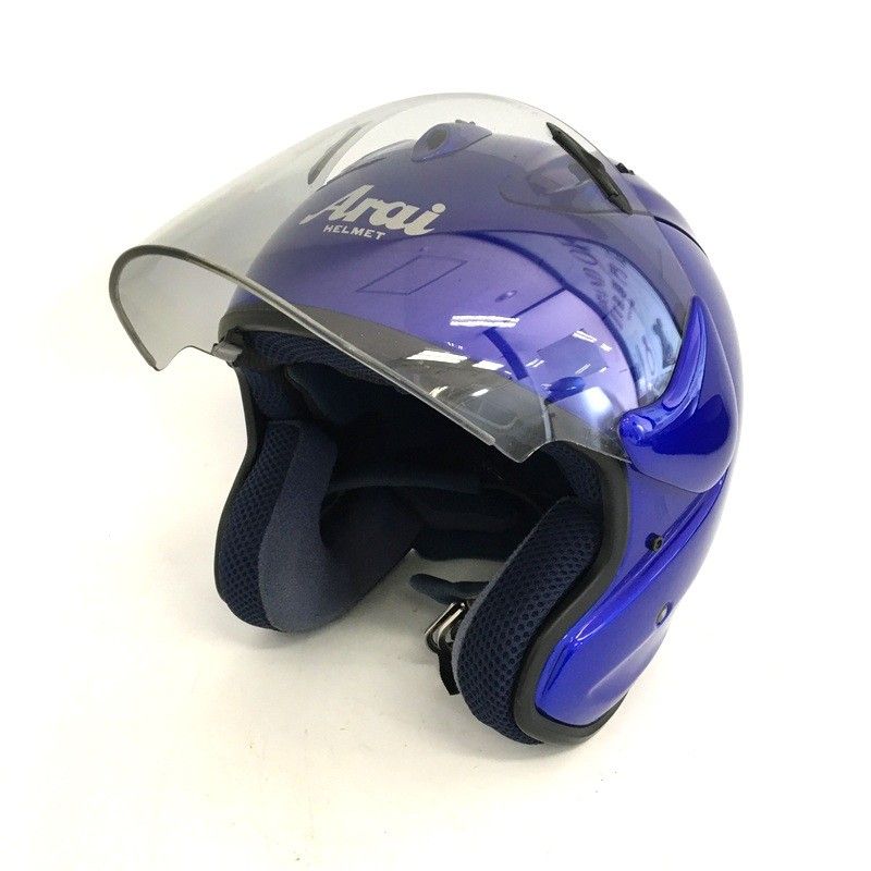 Arai SZ-RAM2 ジェットヘルメット 除菌消臭済 Lサイズ ブルー