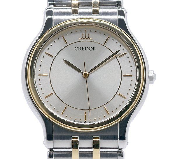 ☆美品！SEIKO セイコー CREDOR クレドール 9571-6020 K18YG×SS