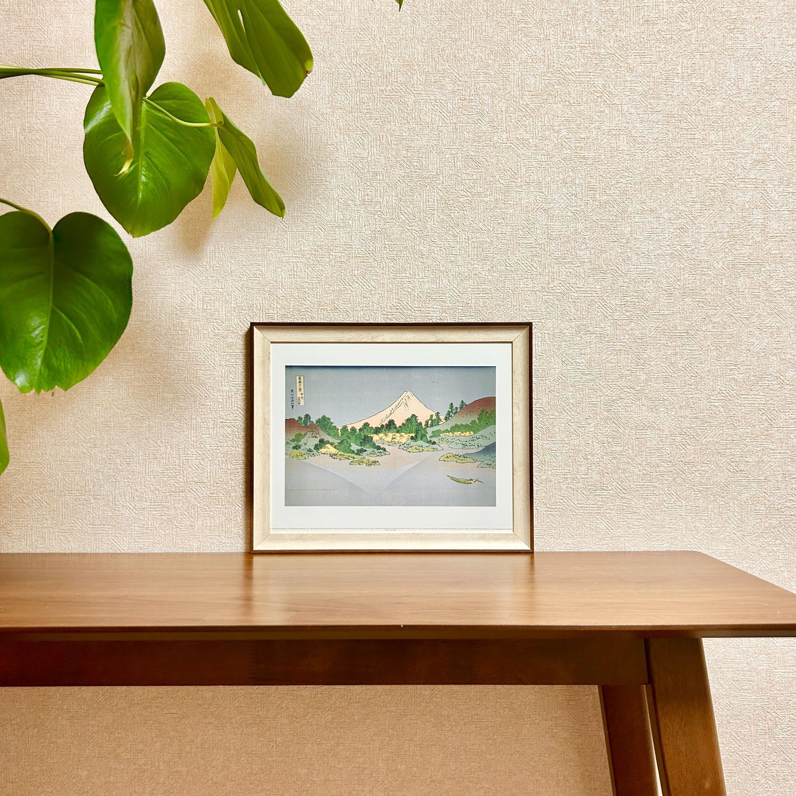 新品☆額縁付アートポスター☆日本画☆侘び寂び☆雅☆風景画