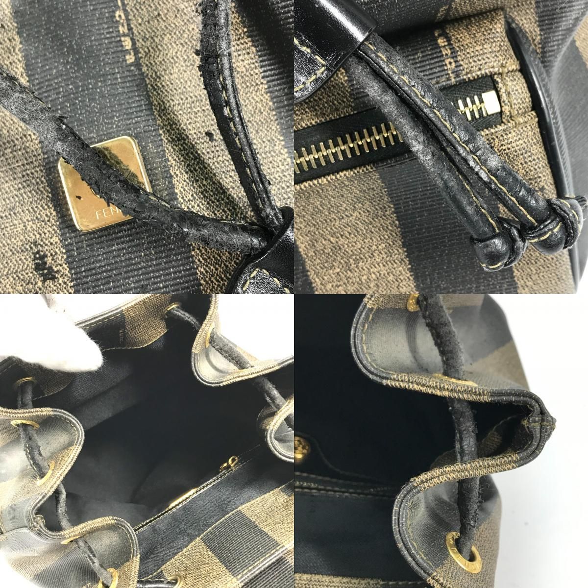 FENDI フェンディ リュックサック ペカン PVC/レザー - メルカリ