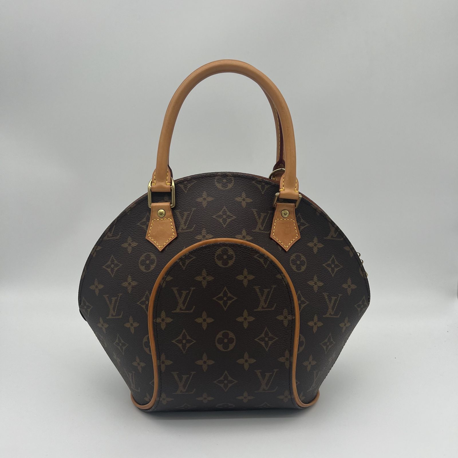 ルイヴィトン エリプスPM モノグラム ハンドバッグ 南京錠付き ルイ