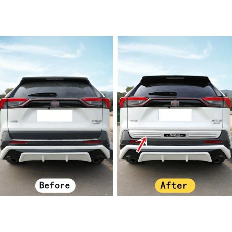 新型トヨタ RAV4 50系 専用 バックドアガーニッシュ リア