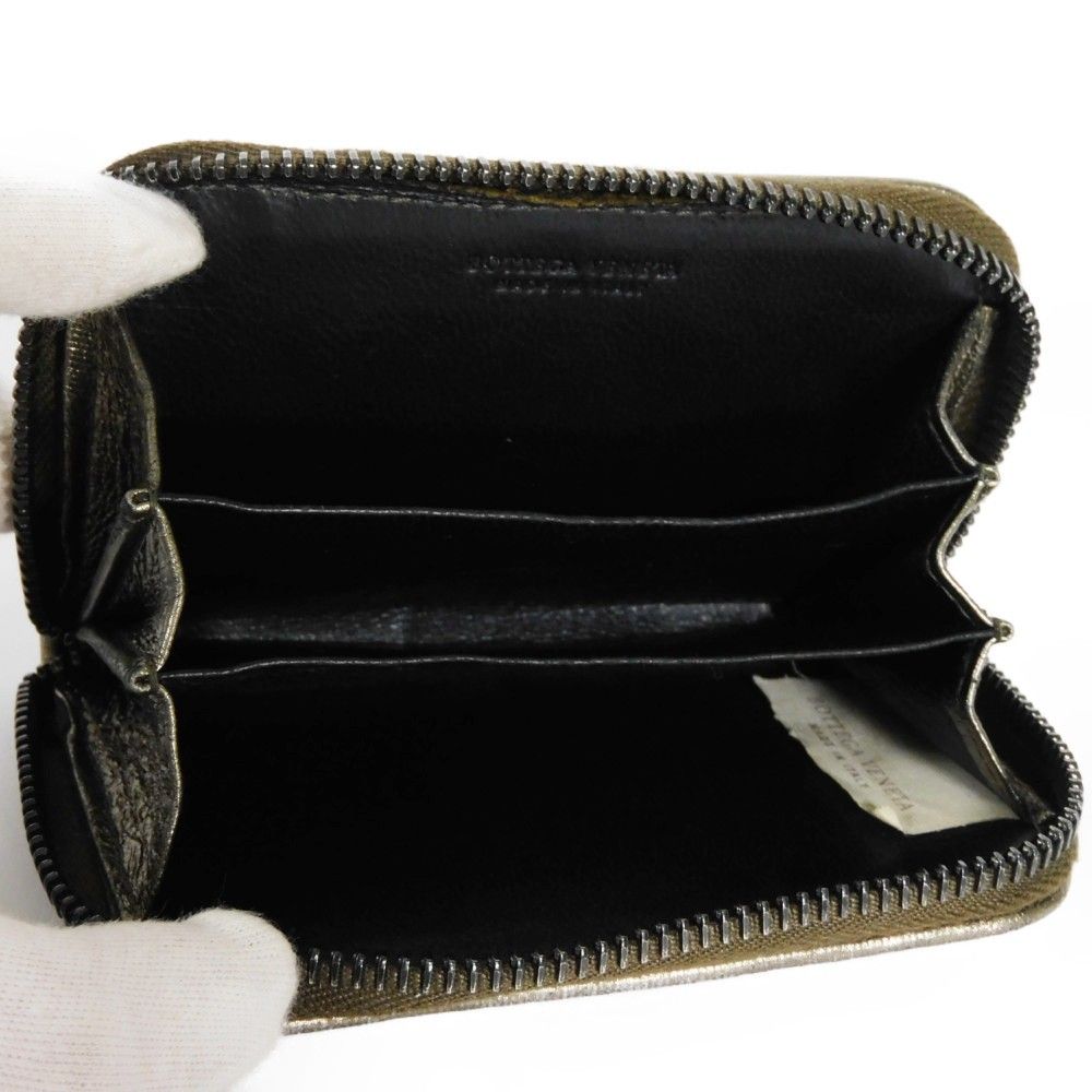 ボッテガヴェネタ コインパース メタリックブロンズ 114075 V0041  