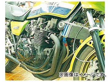 2輪 アクティブ セトラブ・アールズ ストレートオイルクーラーキット ＃8 9インチ10段 シルバー 14057310C JAN：4538792426105 カワサキ Z1000R