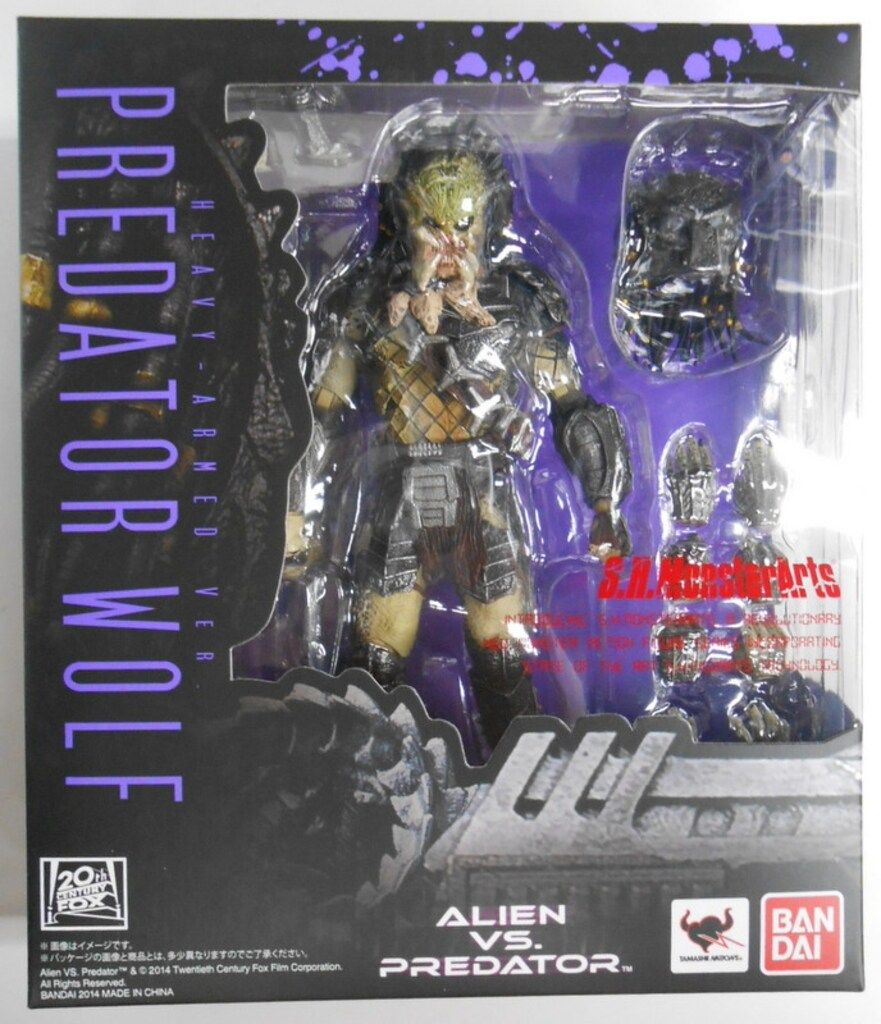 S.H.MonsterArtsプレデターウルフとエイリアンのセット S.H.MonsterArts Predator Wolf |TAMASHII WEB