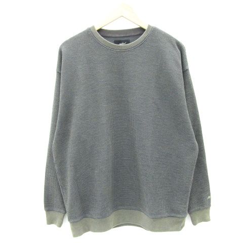 ダブルティー WTW カットソー 長袖 ワッフル生地 L ネイビー 紺 /YM30