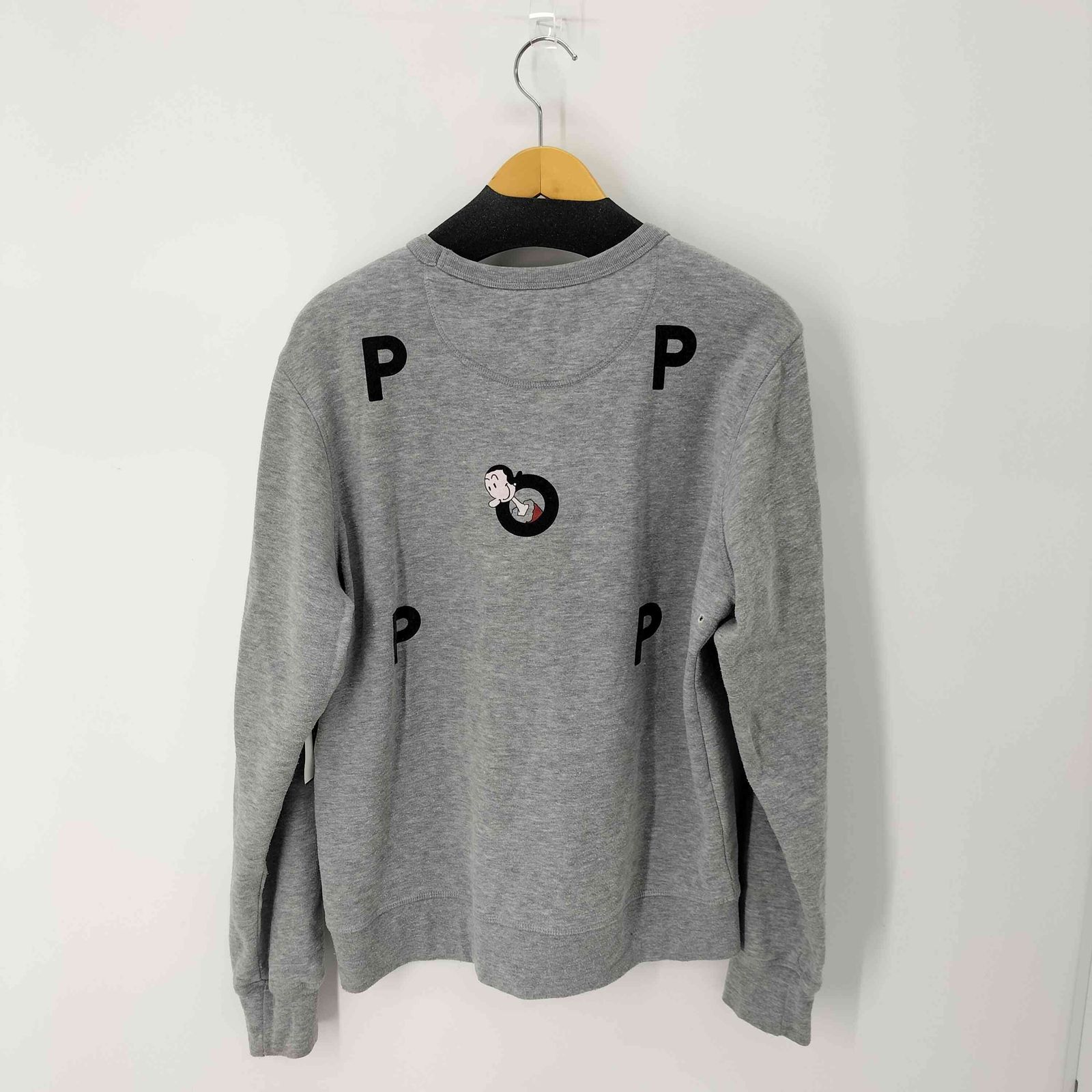 ポップトレーディングカンパニー POP TRADING COMPANY OLIVE CREW NECK SWEAT  メンズ JPN：L 