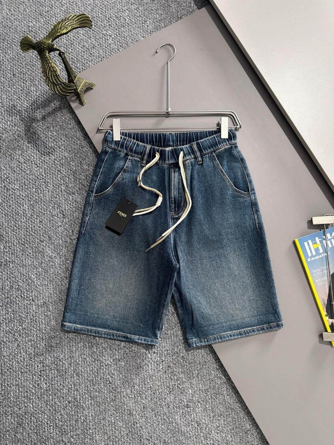 【FENDI】ロゴディテール デニム ショートパンツ 楽天市場】【中古】 FENDI （フェンディ） デニム カーゴパンツ