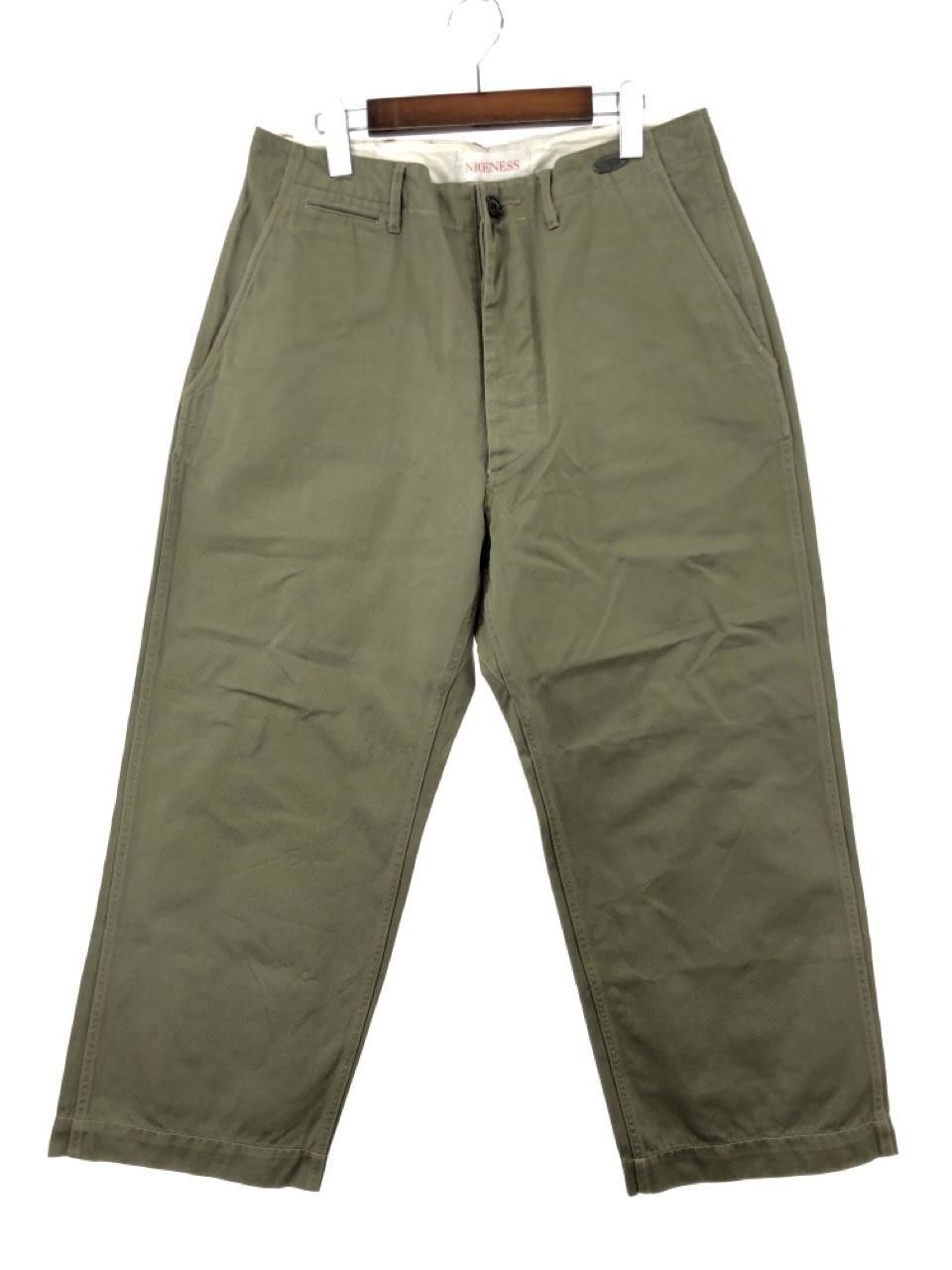 NICENESS WEBB PANTS M オリーブ - メルカリ