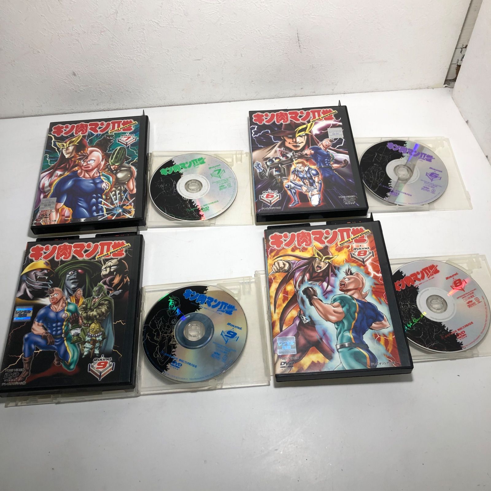 ☆大幅値下げ！ アニメDVD キン肉マンII世 2〜12巻(1巻のみ欠品/全12 