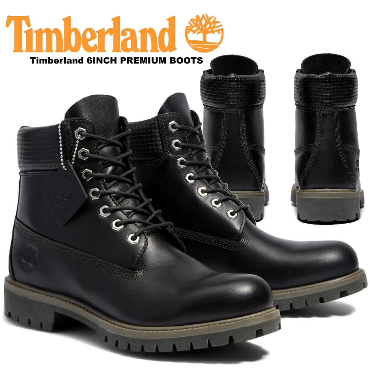 ティンバーランド 6インチ レース WP ブーツ ブラック ダークブラウン Timberland PREMIUM 6INCH LACE WATERPROOF BOOT BLACK FULL GRAIN W DARK BROWN a2p6w-a3l