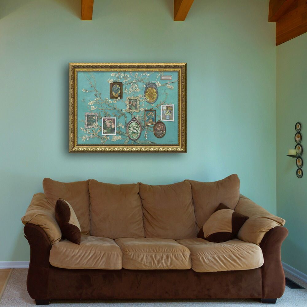 当店人気NO.1。 絵画 白石 創多 ゴッホのアーモンドツリー フラワーギャラリー 多機能