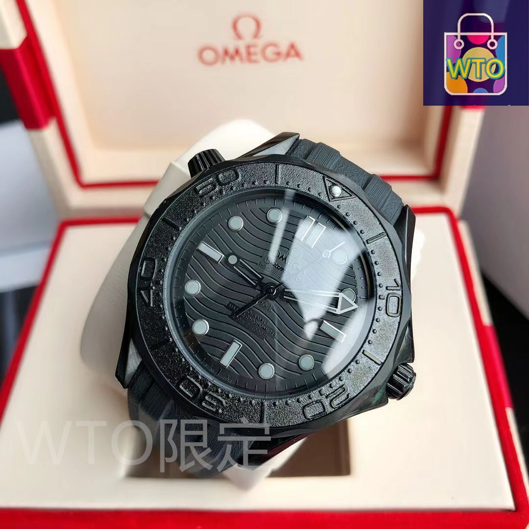 35今すぐ へようこそ! シーマスター コーアクシャル マスタークロノメーター ブラック 42MM ♥38｜ ｜ ♥--WTO輸入2