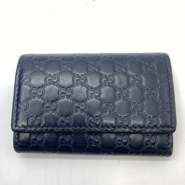 GUCCI キーケース ネイビー 150402 グッチ 19