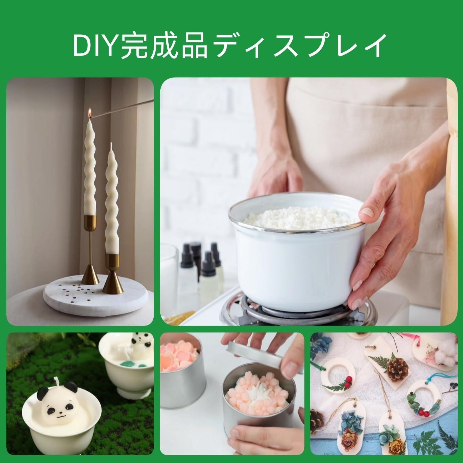 ソイワックス 5kgフレーク状の大豆100％天然植物性ワックス