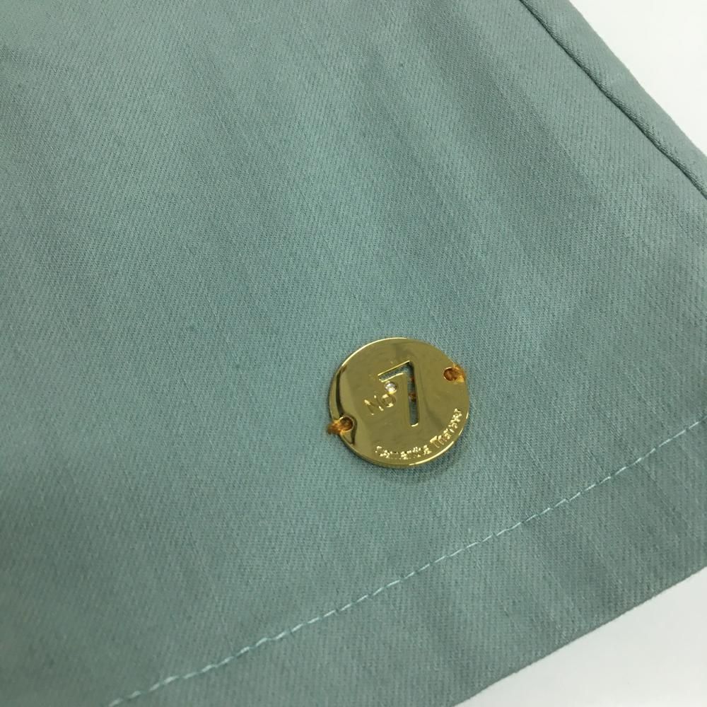 【超美品】サマンサタバサ No.7 スカート ライトグリーン ボックスプリーツ ストレッチ  レディース 38(M) ゴルフウェア Samantha Thavasa