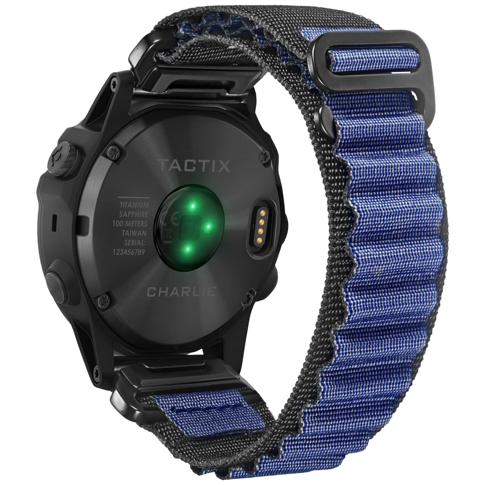 20mm_ブルー Torbollo ガーミンベルト ガーミンナイロンバンド 20MM Garmin Fenix 7S / 6S / 6S pro / 6S Pro Solar / 6S Sapphire / 5S / 5S plus / 5S Sapphire